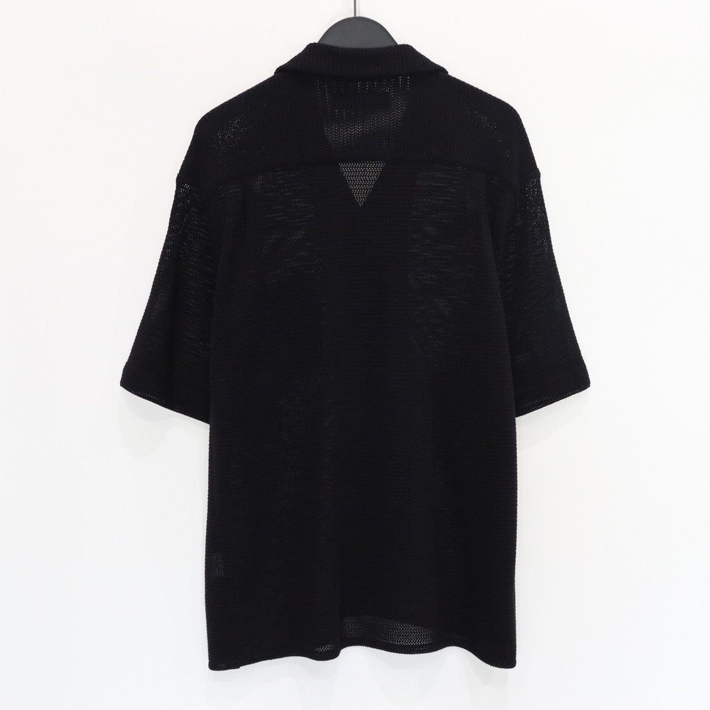 KNIT SHIRT #BLACK [25SS-WMK-KN24]