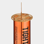 GLASS INCENSE HOLDER #CLEAR ORANGE [FW24-A13]