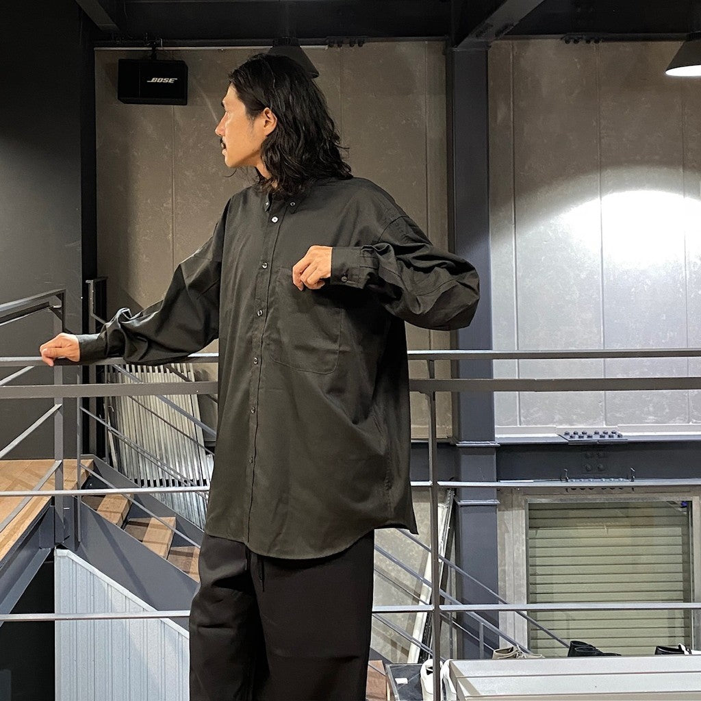 TECH BD SHIRT #CHARCOAL [BE-81024W]