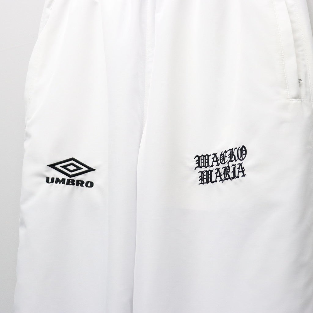 UMBRO | TRACK PANTS ( TYPE-1 ) #WHITE [26SS-WMO-UB02]