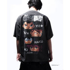 幽遊白書 | 春夏T卹 - TEAM URAMESHI #黑色 [TYUM24AM007]