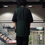 ROPE MESH LONG VEST #GREEN [FSU10241U0001]