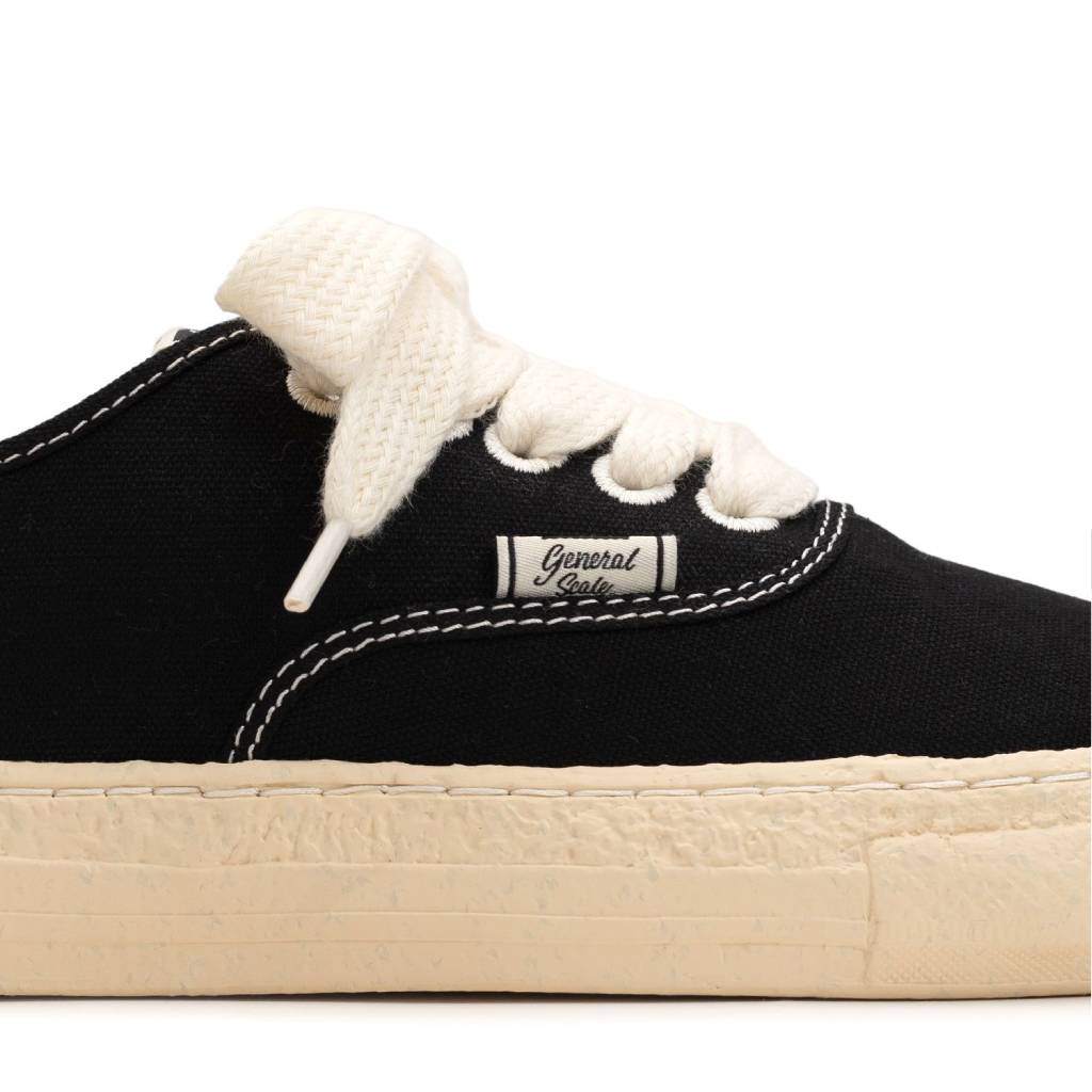 KIEFER / PAST Sole Canvas Low-Top Sneakers #BLACK [S14FW703]