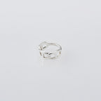 Anchor Ring Large #SILVER [XOR014]