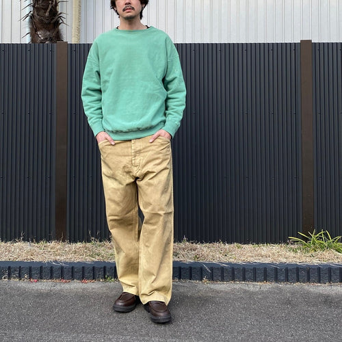 USMC P-41 HBT TROUSERS AGED #OLIVE YELLOW [BW261-U4HT]