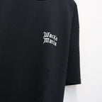 WASHED HEAVY WEIGHT CREW NECK T-SHIRT ( TYPE-1 ) #BLACK/WHITE [26FWE-WMT-WT01]