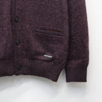 MOHAIR CARDIGAN #PURPLE [25FW-WMK-KN20]