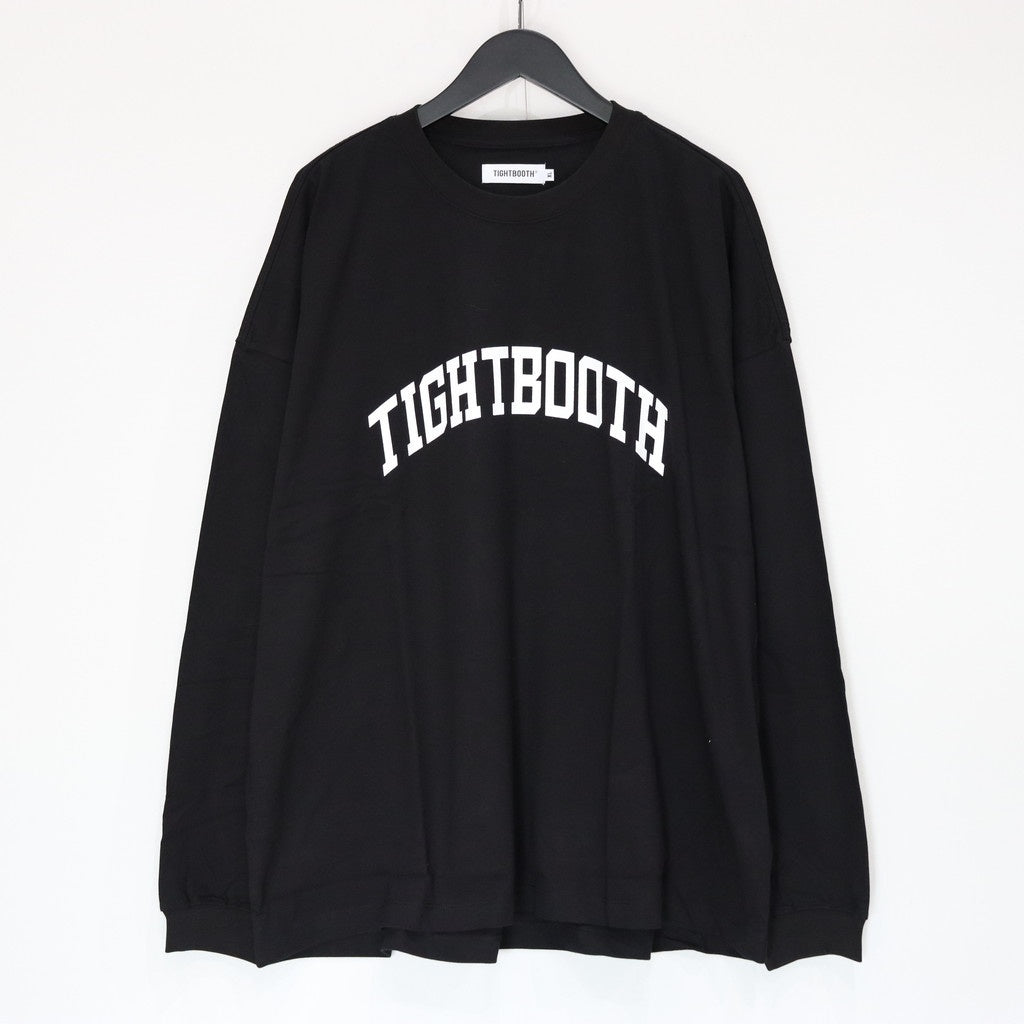 COLLEGE L/S T-SHIRT #Black [SS25-T03]
