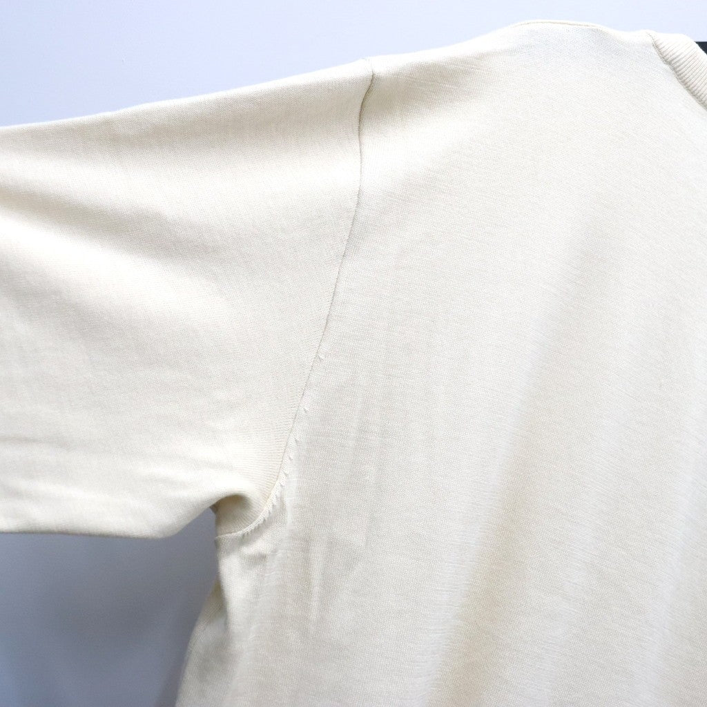 COTTON KNIT CREW NECK SWEATER ( TYPE-1 ) #IVORY [26FWE-WMK-KN01]