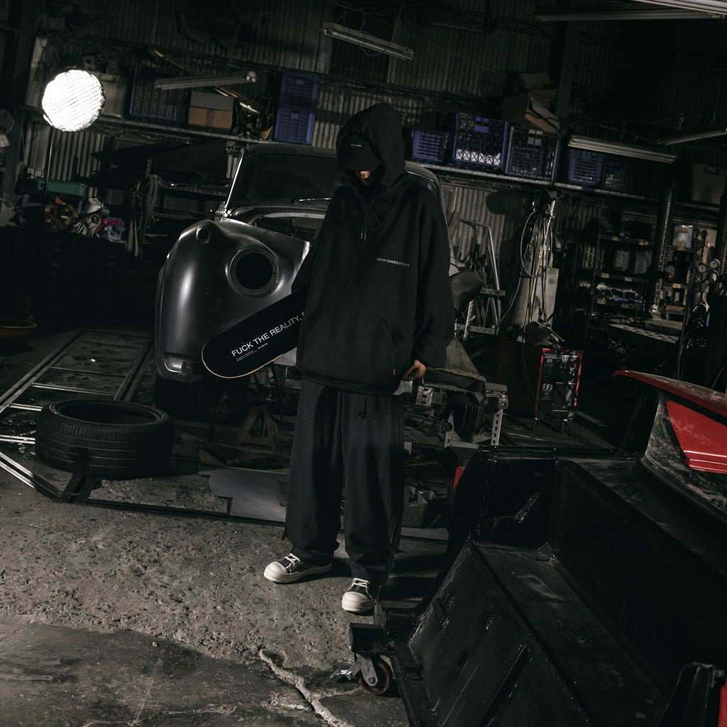 「G7-H1」陰影漆連帽衫#IRON [GOOPI-23AW-OCT-03]