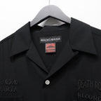 DEATH ROW RECORDS | 50'S SHIRT S/S #BLACK-PURPLE [DEATHROW-WM-OC01]