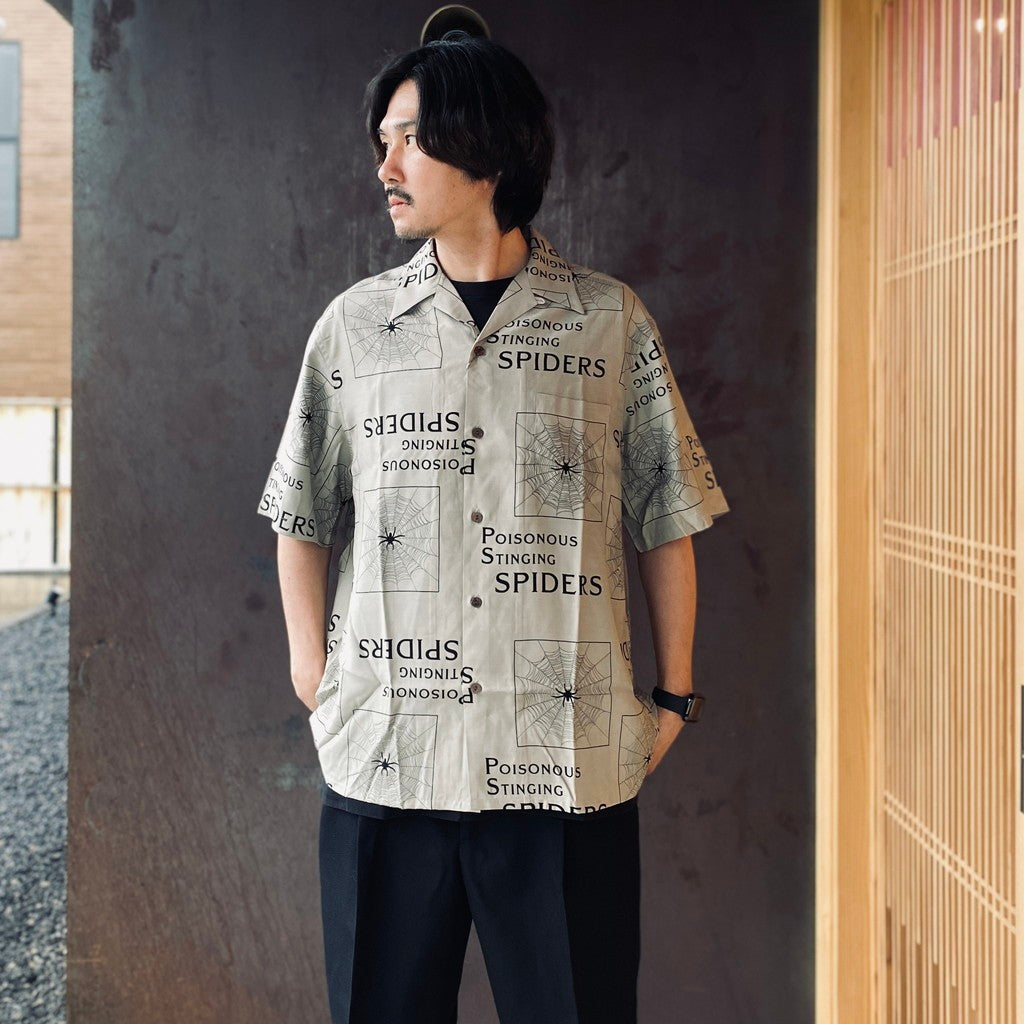 THE PHOENICIAN SCHEME | S/S HAWAIIAN SHIRT ( TYPE-3 ) #GRAY [TPS-WM-HI03]