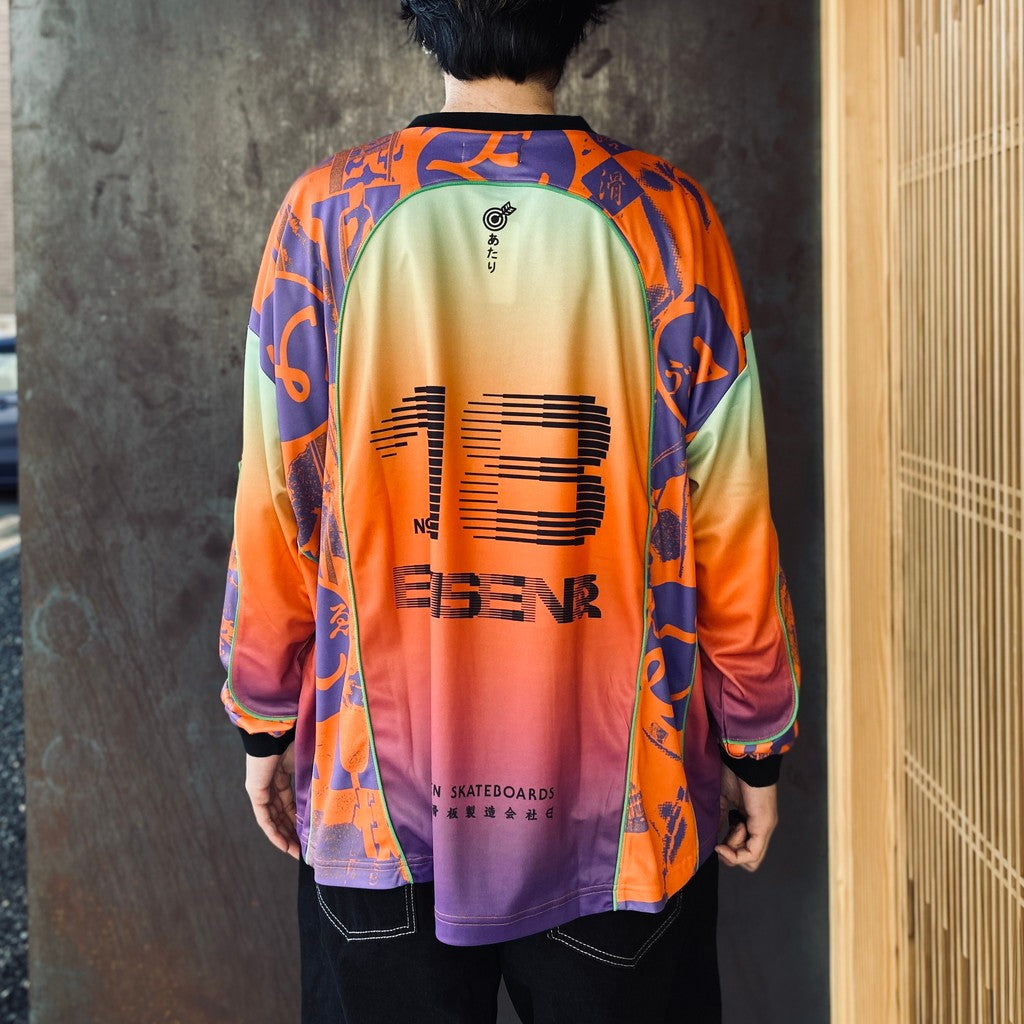 PHEASANT MOTO JERSEY #Orange/Purple [26SS-SW07] - cocorozashi 三重