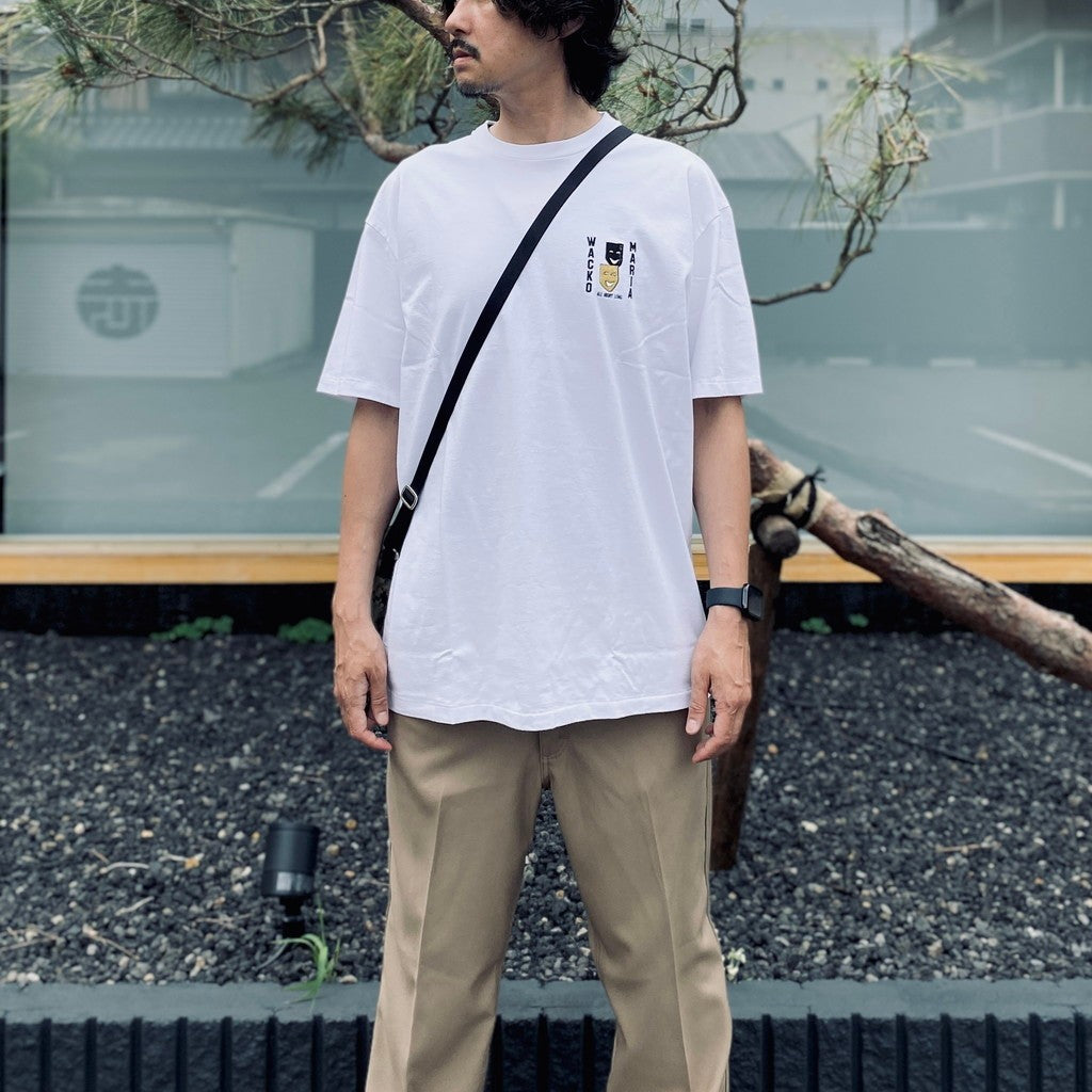 WASHED HEAVY WEIGHT CREW NECK T-SHIRT ( TYPE-13 ) #WHITE [26SS-WMT-WT14]