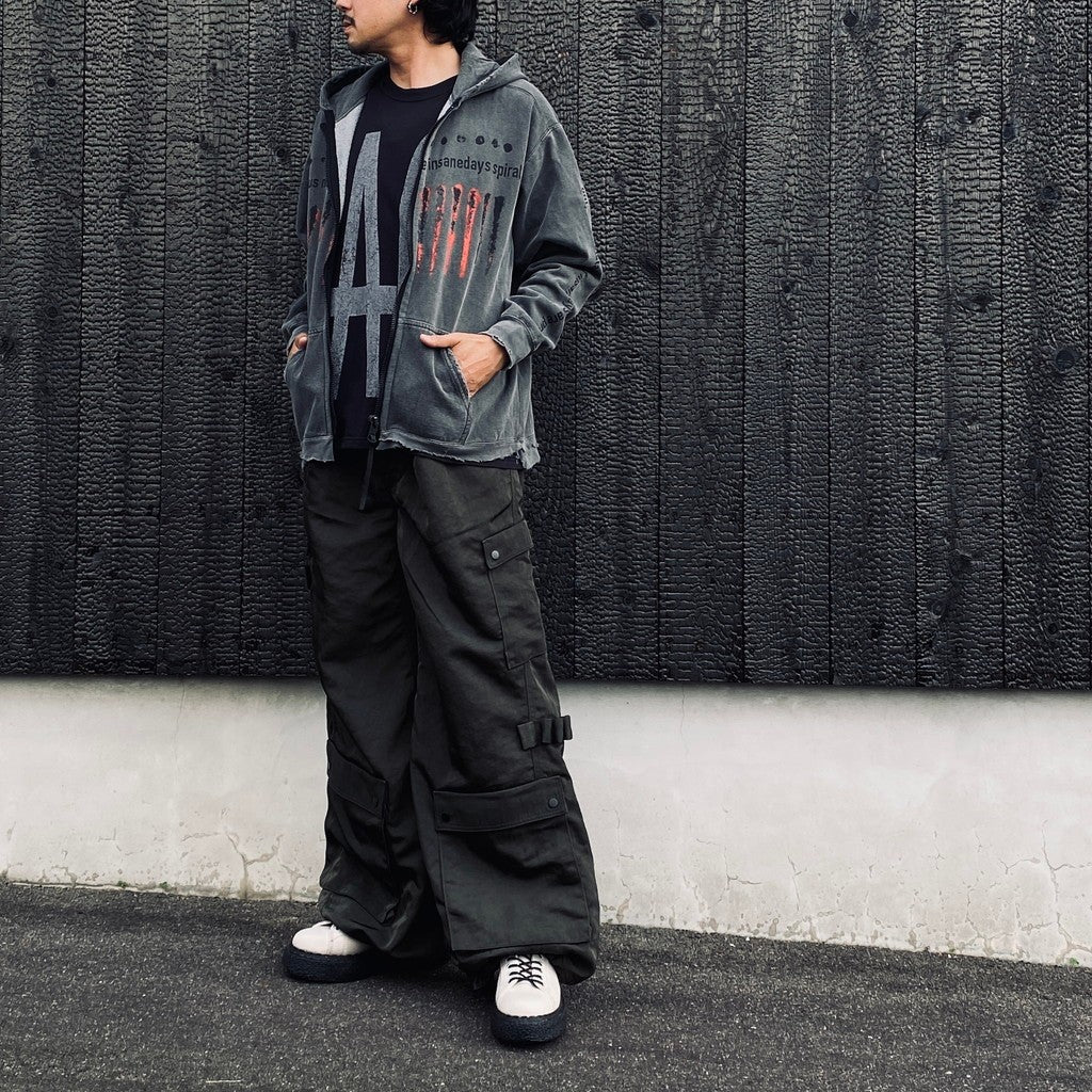Twist Nylon Cargo Pants (HEAVY NYLON TWILL) #OLIVE [M-P4-PT10]