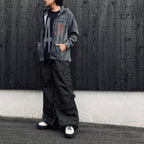 Twist Nylon Cargo Pants (HEAVY NYLON TWILL) #OLIVE [M-P4-PT10]