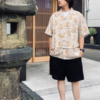 TIM LEHI | HAWAIIAN SHIRT S/S ( TYPE-2 ) #GRAY [26SS-WMS-HI04]