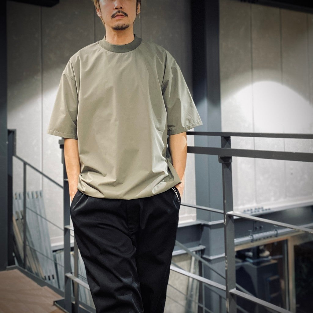 科技高領短袖T卹 #狼灰色 [BE-63025]