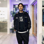 LEATHER VARSITY JACKET (TYPE-1) #BLACK [25FW-WMO-BL12]