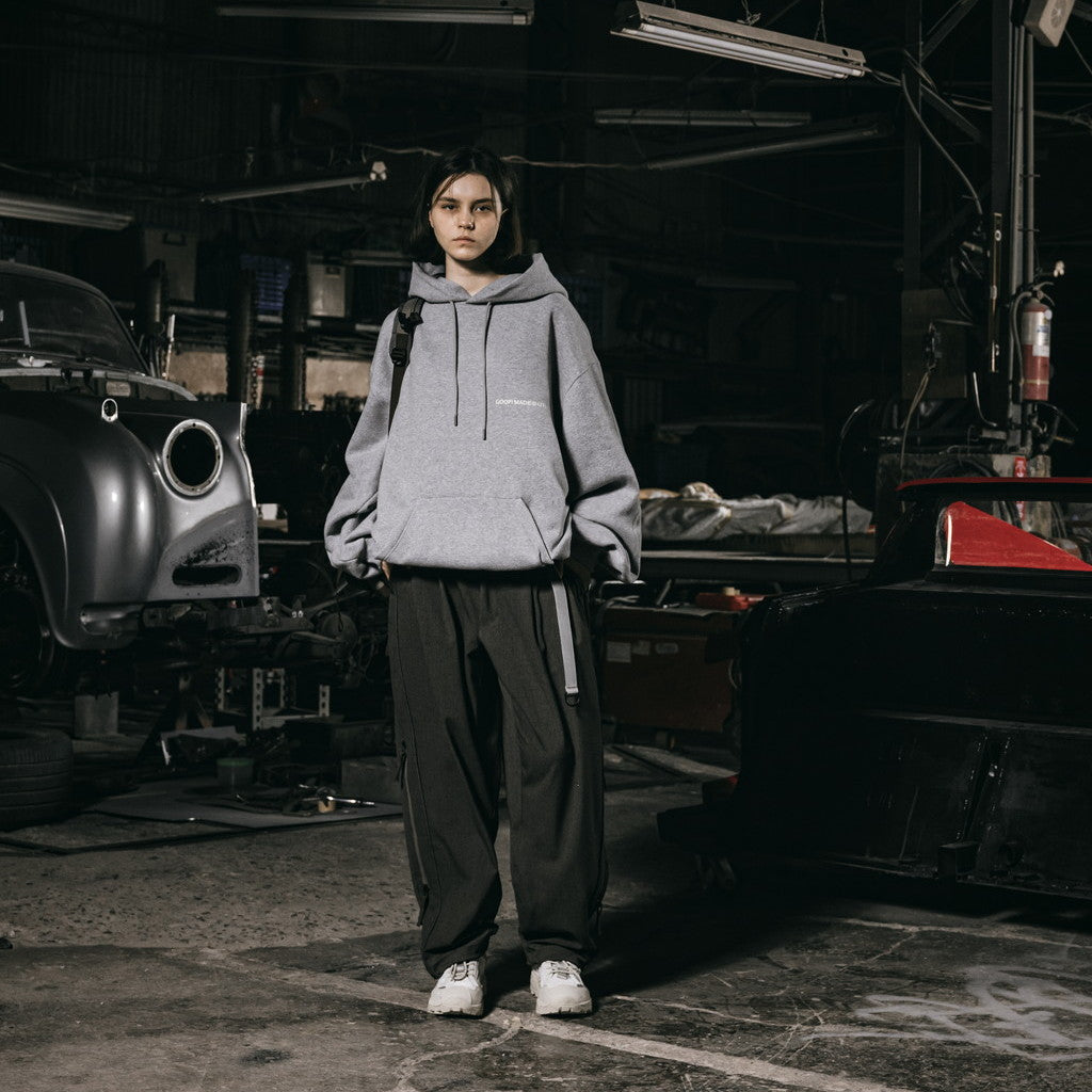 "G7-H1" 陰影漆連帽衫 #GRAY [GOOPI-23AW-OCT-03]