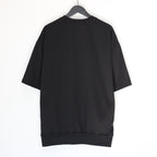 科技風短袖衛衣 #黑色 [BE-51025]