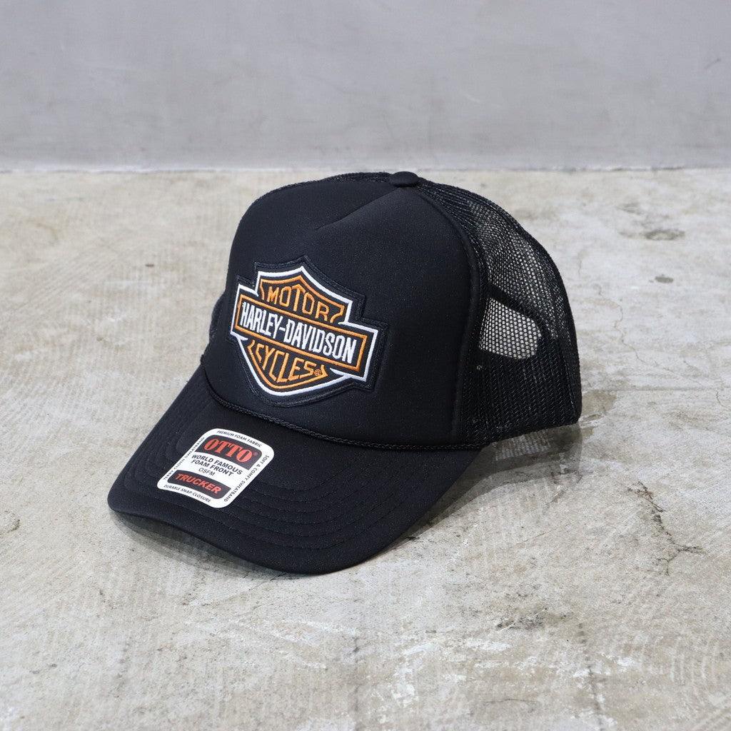 HARLEY DAVIDSON | ROAD DAWG CURVED BILL PATCH CAP #BLACK / BLACK [HD25SS-CAP-02]