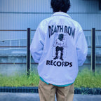 DEATH ROW RECORDS | COACH JACKET #WHITE [DEATHROW-WM-BL01]