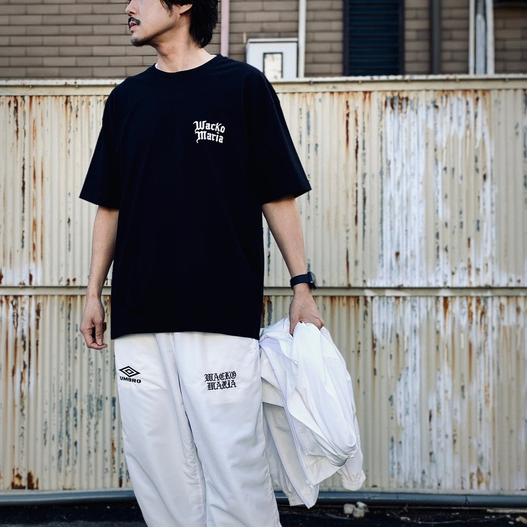 WASHED HEAVY WEIGHT CREW NECK T-SHIRT ( TYPE-2 ) #BLACK [26SS-WMT-WT03]