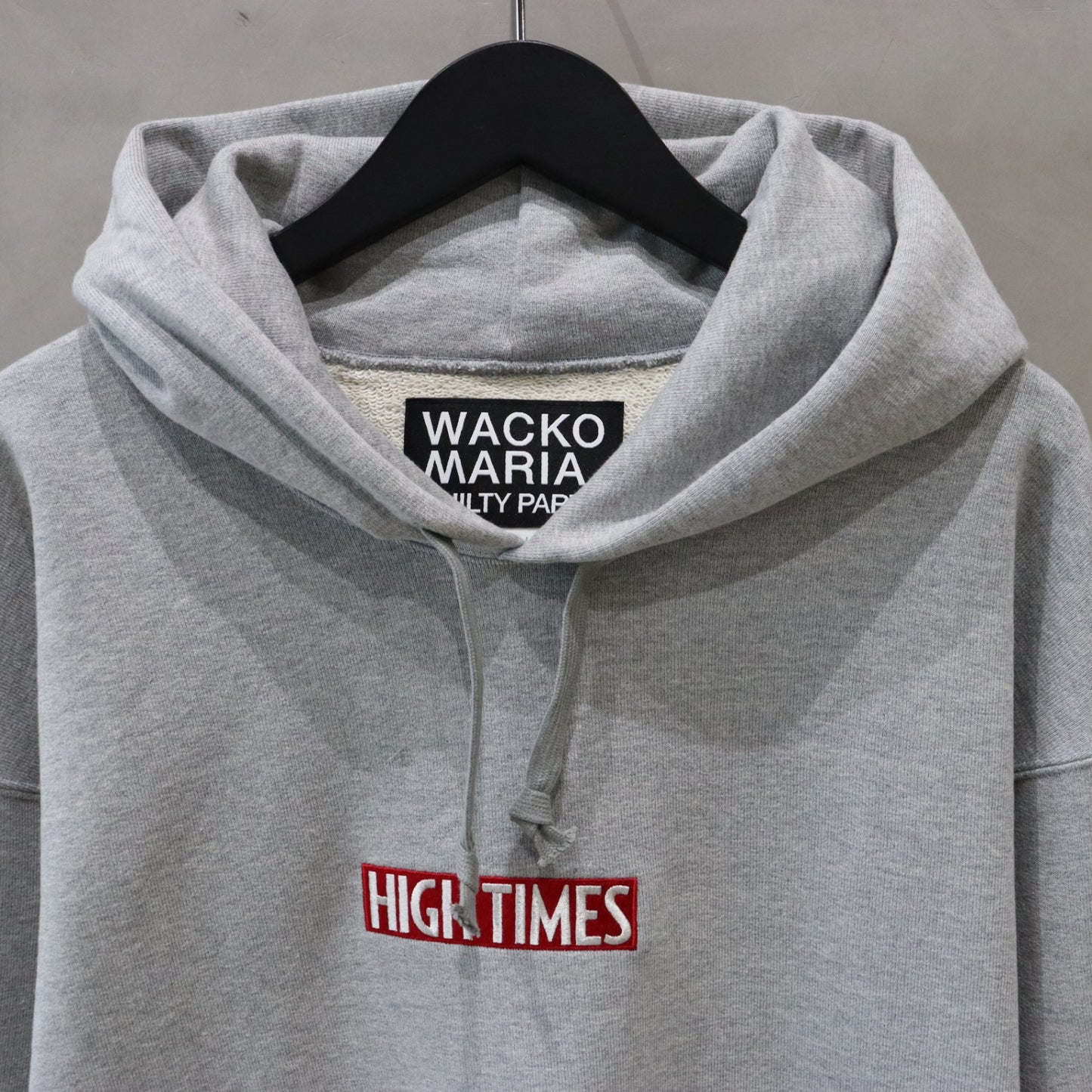 HIGHTIMES | HEAVY WEIGHT PULLOVER HOODED SWEAT SHIRT #GRAY [HIGHTIMES-WM-SS15]