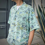 HAWAIIAN SHIRT S/S ( TYPE-2 ) #MINT [25SS-WMS-HI02]