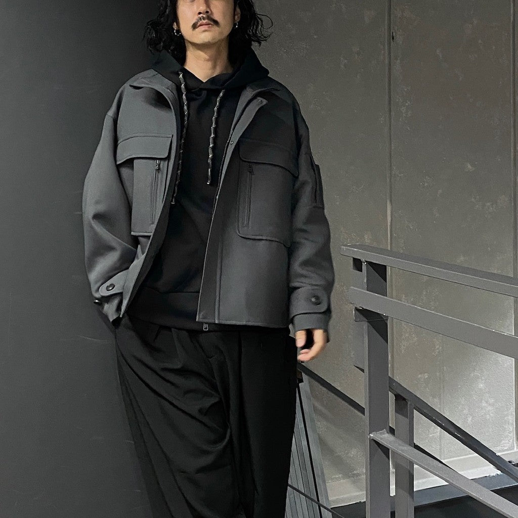 TECH TWILL NEW FIELD JACKET #Charcoal [FST08242U0002]
