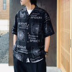 THE PHOENICIAN SCHEME | S/S HAWAIIAN SHIRT ( TYPE-3 ) #BLACK [TPS-WM-HI03]