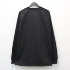TECH DRAWSTRING TEE L/S #BLACK [BE-31026W]