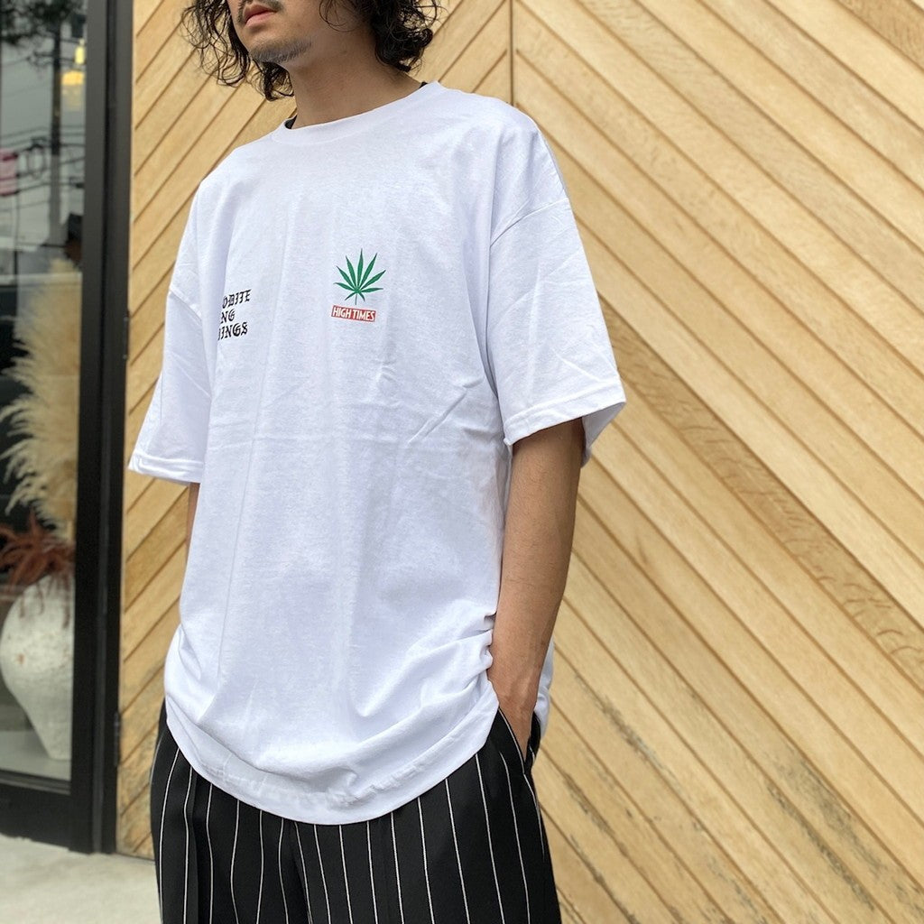 Namedama | HIGHTIMES | CREW NECK T-SHIRT #WHITE [NMD-HIGHTIMES-WM-TEE01]