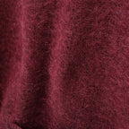 MOHAIR CARDIGAN #BURGUNDY [26FW-WMK-KN09]