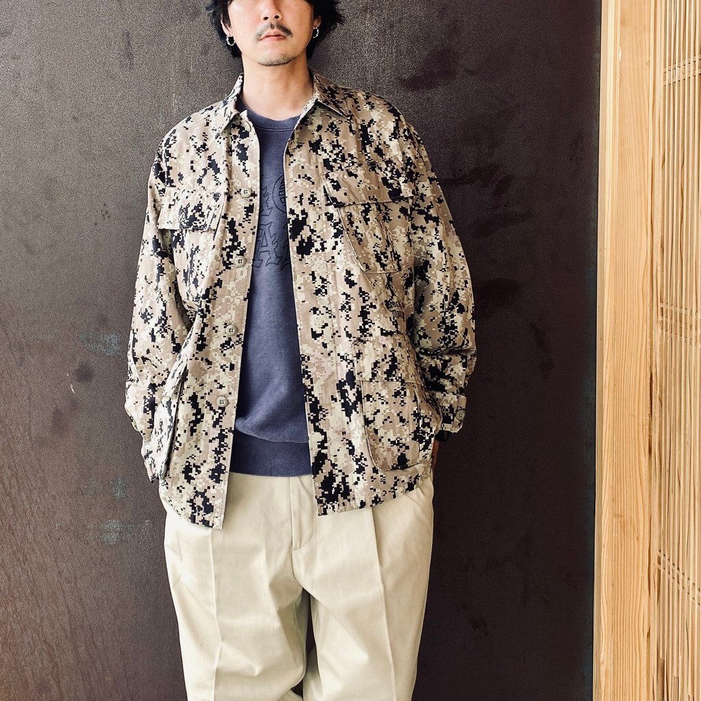 DIGITALCAMO FATIGUE JACKET #BEIGE [26FWE-WMO-ML03]