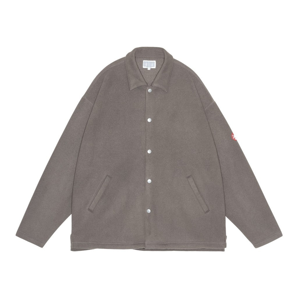 FLEECE SNAP SHIRT #BROWN [CES30CS22]