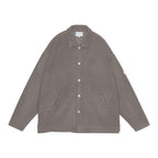 FLEECE SNAP SHIRT #BROWN [CES30CS22]