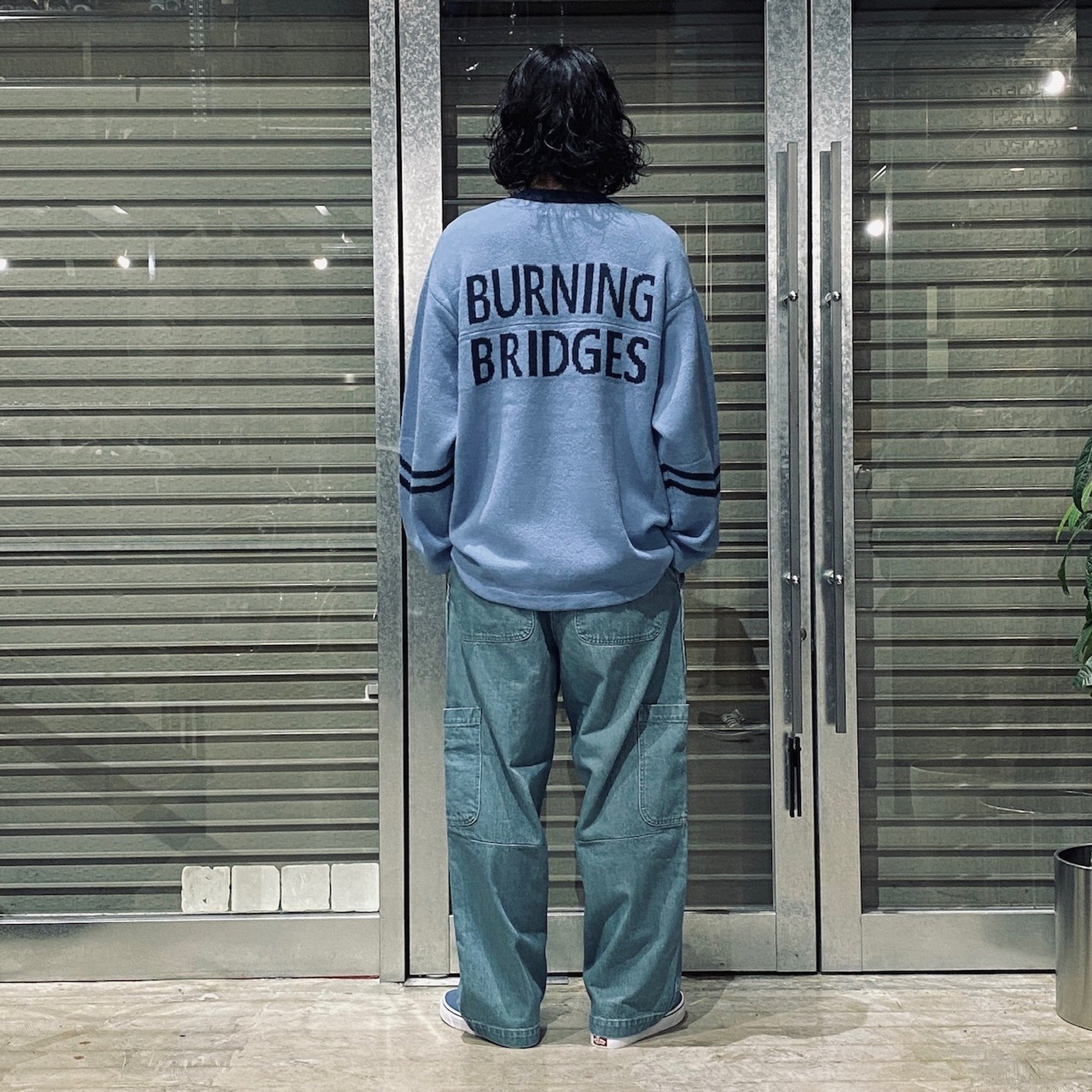 水洗牛仔六口袋工裝褲 #綠色 [SC2420-PN06]