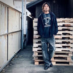 美國空軍鷹圖案長袖T卹（做舊款）#做舊黑色 [BW252-UAL]