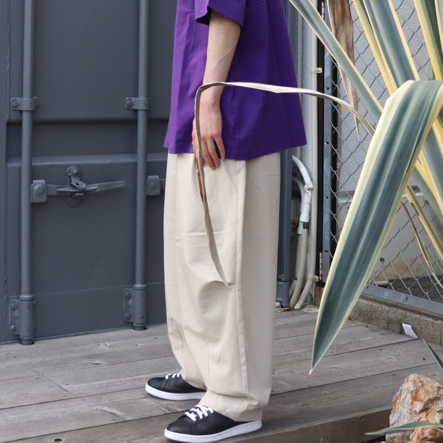 TRO BALLOON PANTS #Greige [SU25-B09]