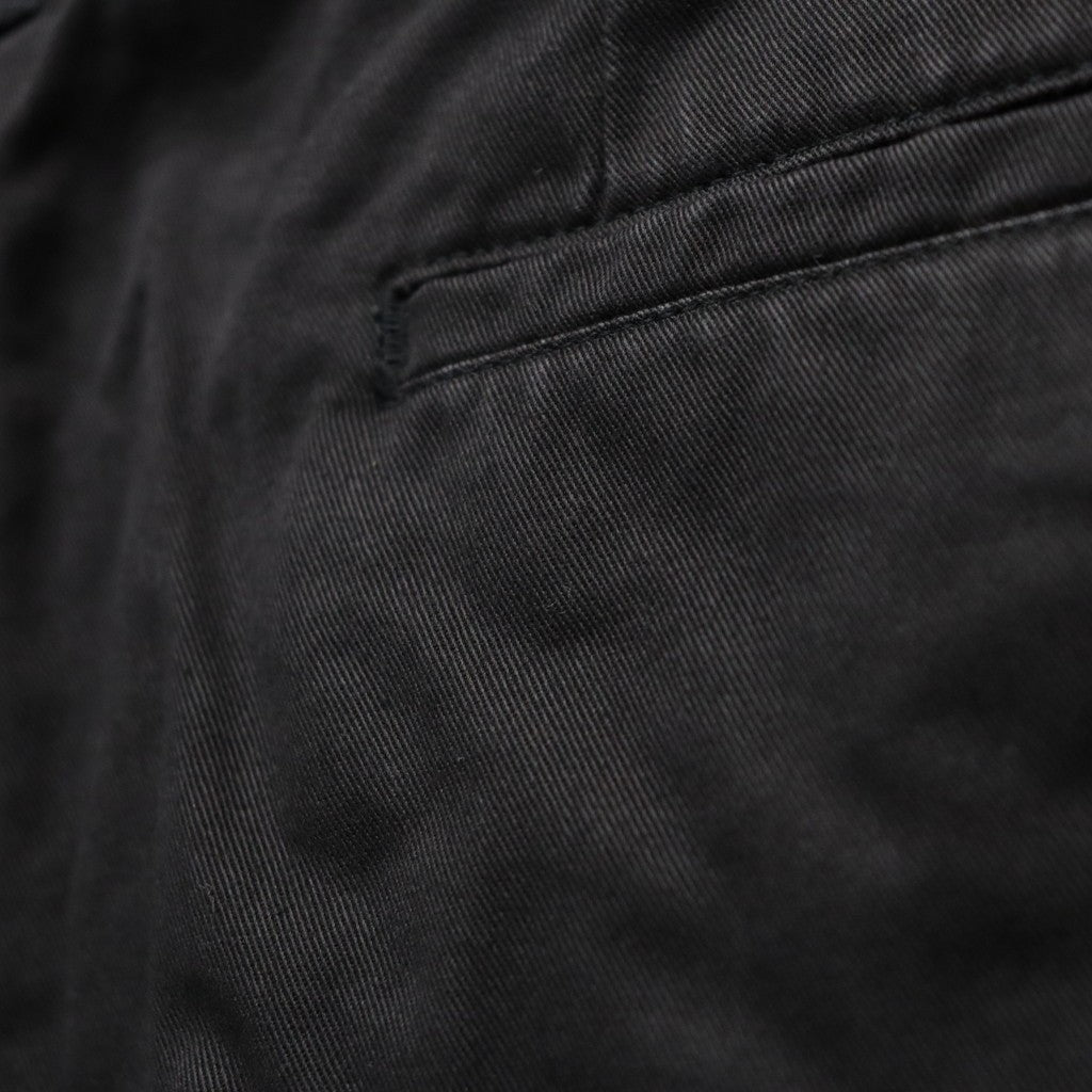 Wrapped Work Short(AGED TWILL) #BLACK [M-P3-DW3]