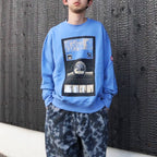 AS SIGgrid CREW NECK #PURPLE [CES30CS02]