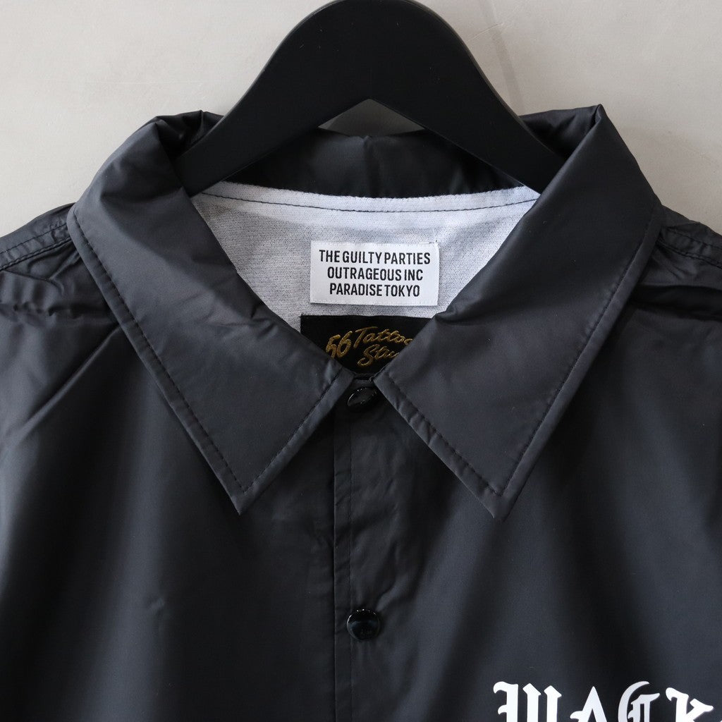 56 TATTOO STUDIO | COACH JACKET #BLACK [56TS-WM-BL07]_WACKO MARIA