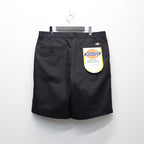 DICKIES | PLEATED SHORT TROUSERS #BLACK [26SS-WMP-DC02]
