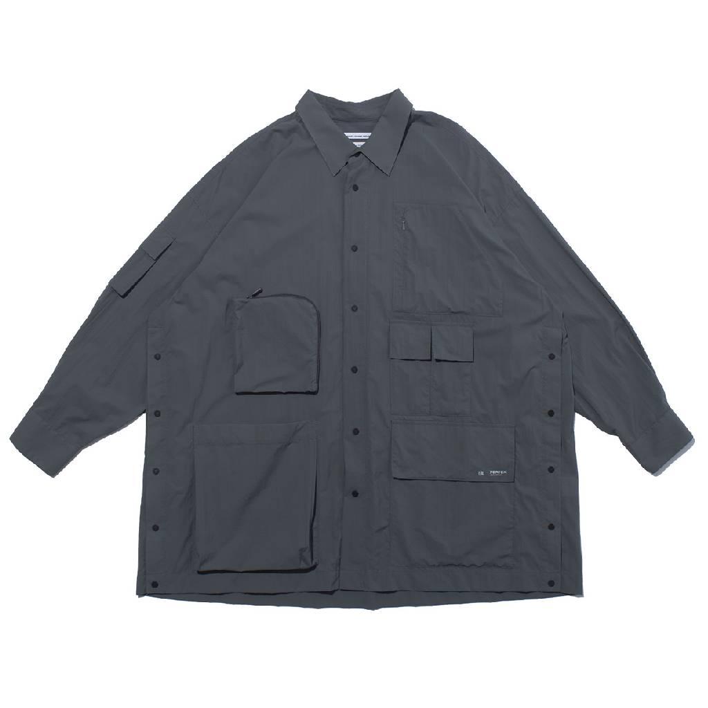 PERTEX UTILITY LONGLINE SHIRT #GRAY [FPA02261U0004]