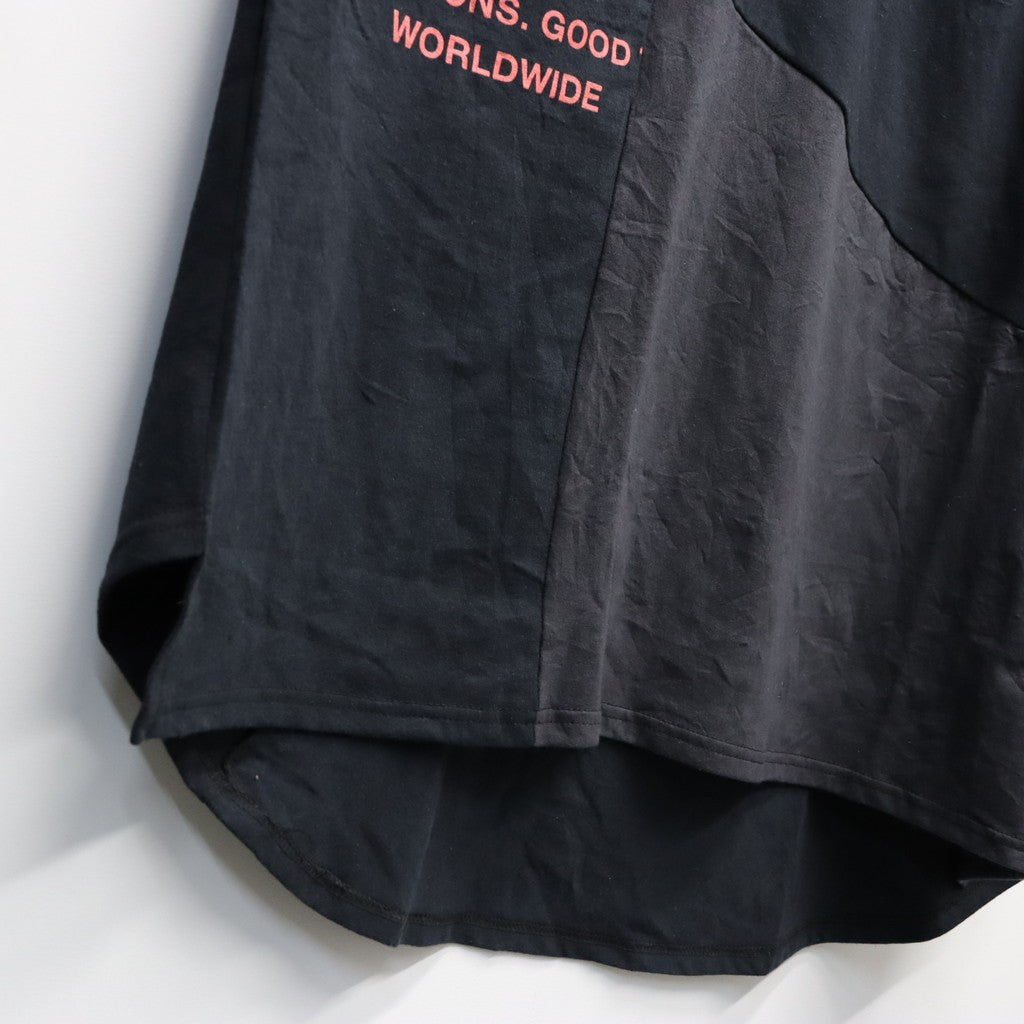 PUZZLE TEE F #BLACK [C2647909F]