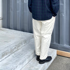 TWILL BOHEMIAN PANTS #WHITE [24SS-B06]