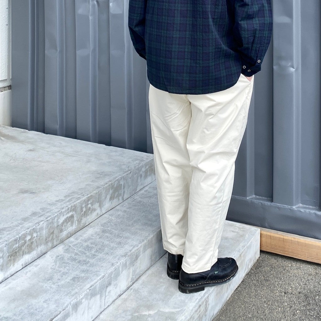 TWILL BOHEMIAN PANTS #WHITE [24SS-B06]