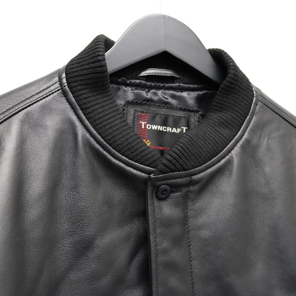 LEATHER DERBY JACKET #BLACK [tc25f001]